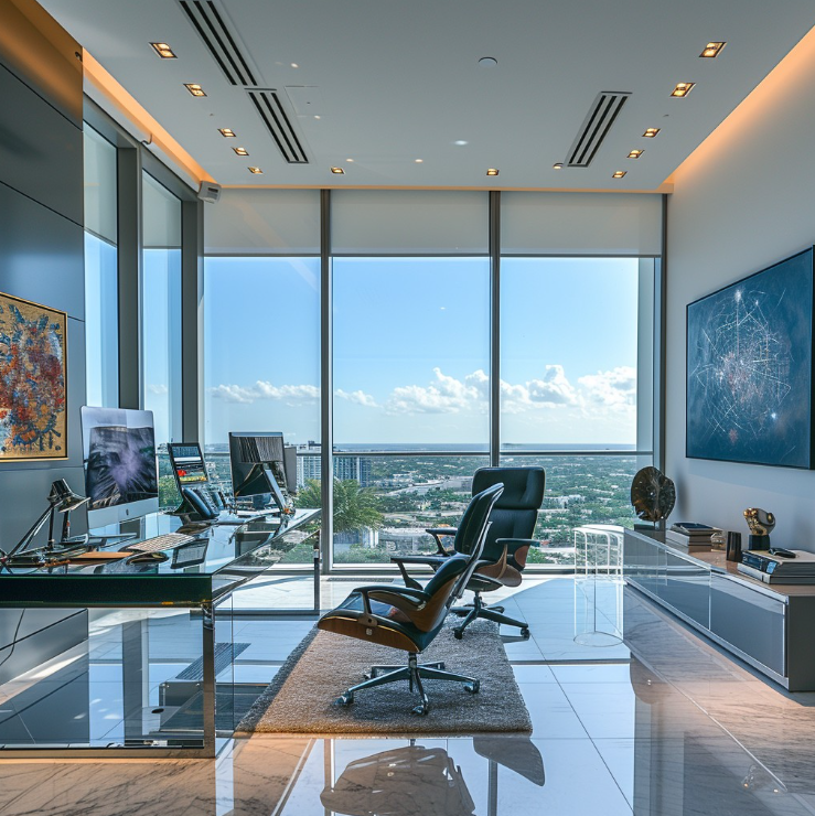Luxury Executive Office مكتب تنفيذي فاخر