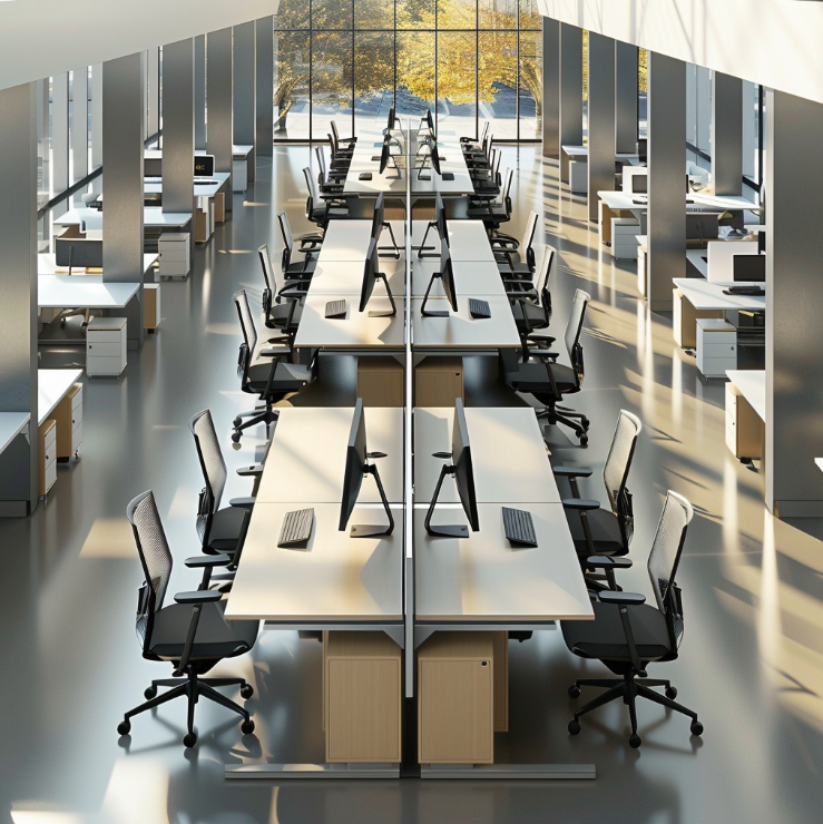 Modern Workstations حلول محطات العمل المكتبية
