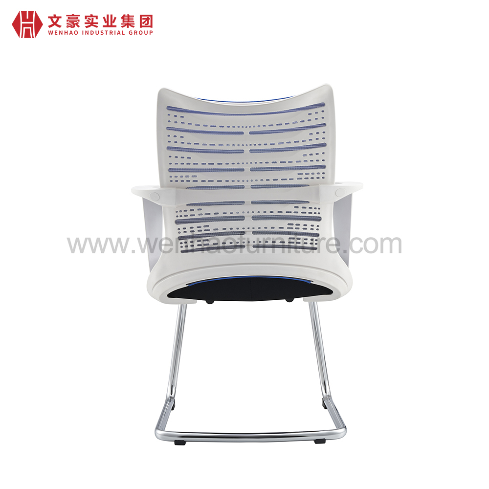 كرسي مؤتمرات مكتب شبكي أزرق حديث منجد مع إطار أبيض